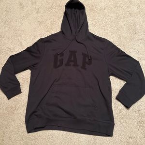 Never worn full black gap hoodie